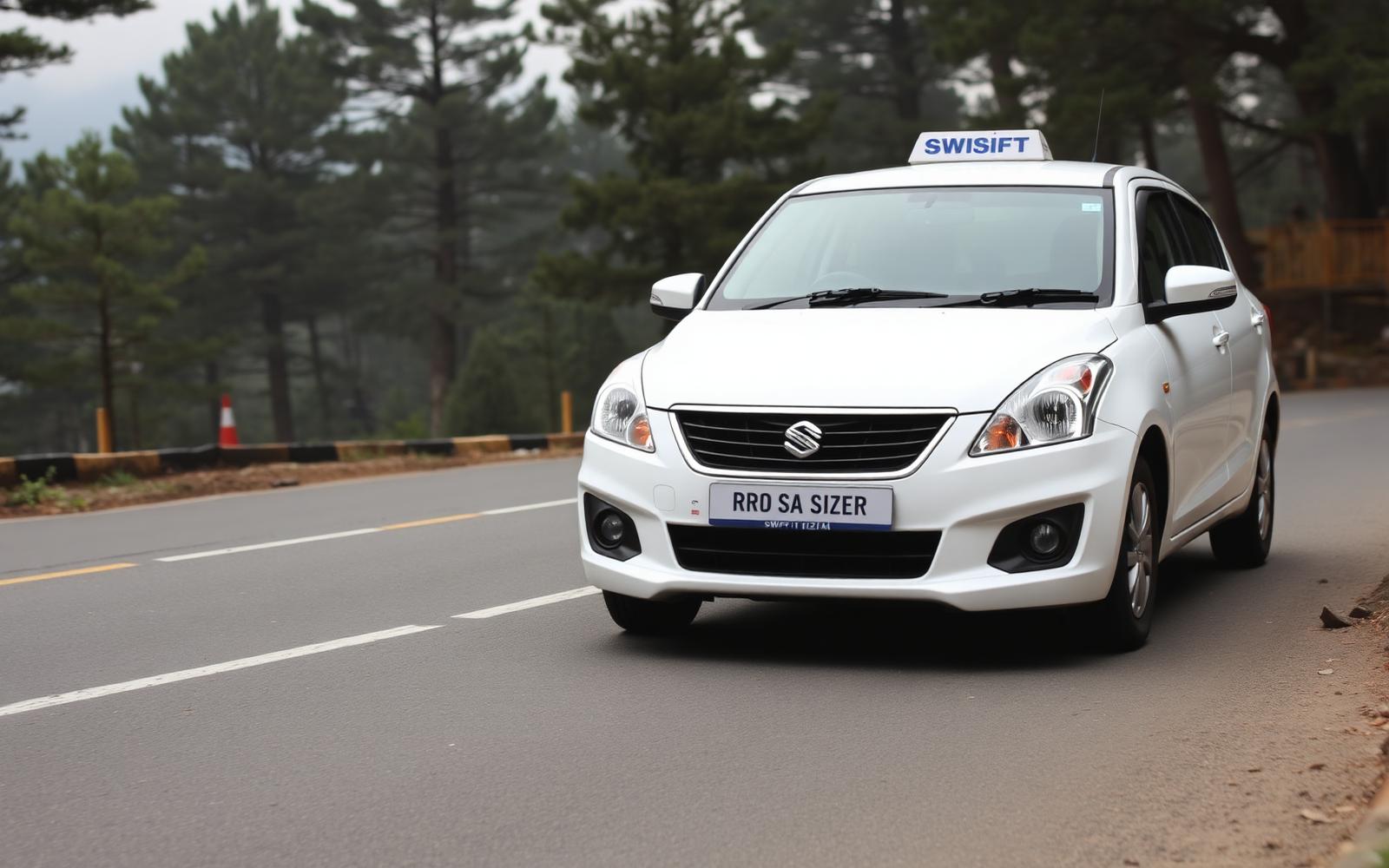 Sedan taxi — view 1